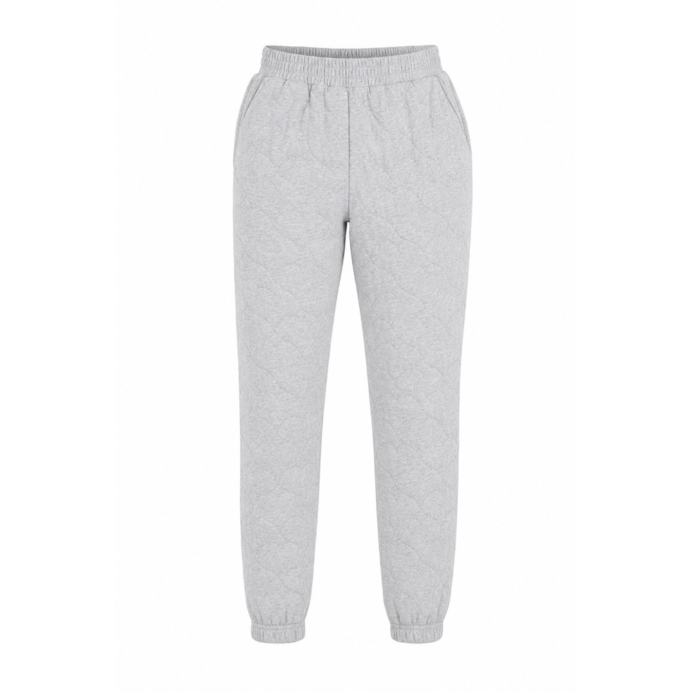 PacSun Quilted Joggers NEW Heather Grey heart Stitch Sweatpants womens‎ Small